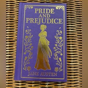 ⭐️3/$15⭐️Purple and Gold 'Pride and Prejudice' Book